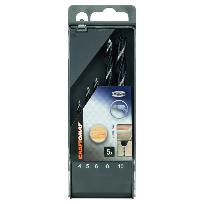 Craftomat Yılan Matkap Ucu 5li Set 4-10 mm