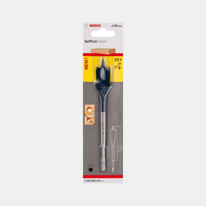 Bosch Self Cut  Ahşap Yaprak Maktkap Ucu    20X152 mm