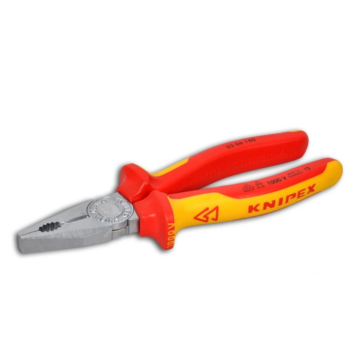 Knipex Krom kaplama VDE 180 mm Kombine Pense