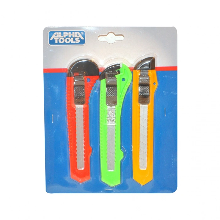 Alpha Tools 3lü Maket Bıçağı Seti