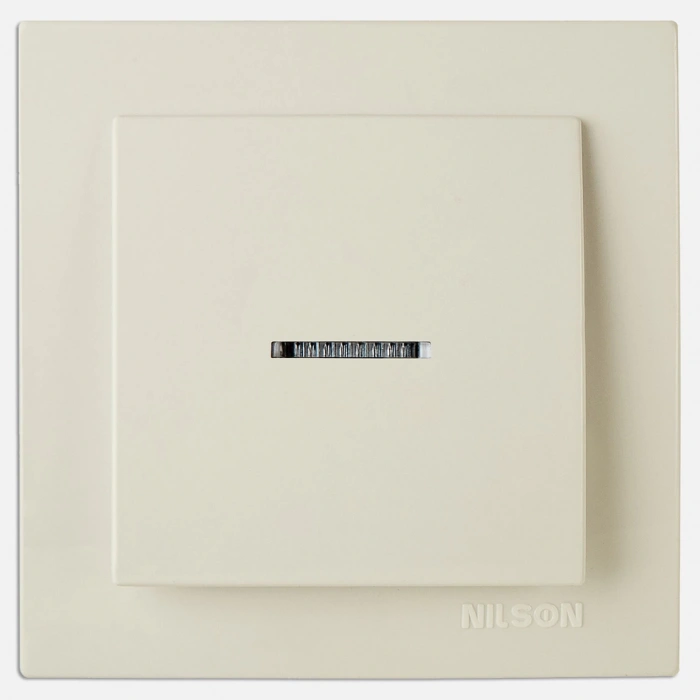 Nilson Ekotouran Bej Işıklı Anahtar