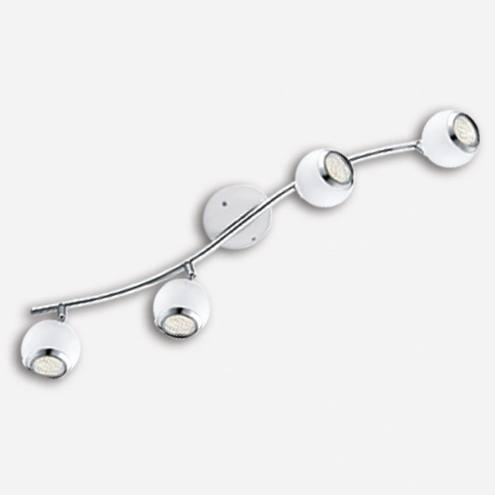 Eglo Bimade 3 W Ledli GU10 Duy Yuvarlak Sıvaüstü Spot 4 Adet Beyaz