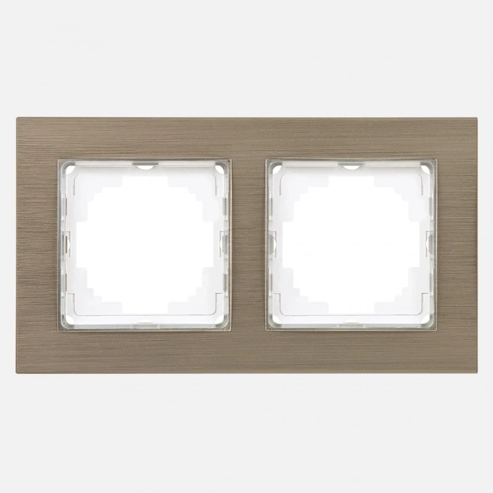 Nilson Bronz Alüminyum 2li Çerçeve