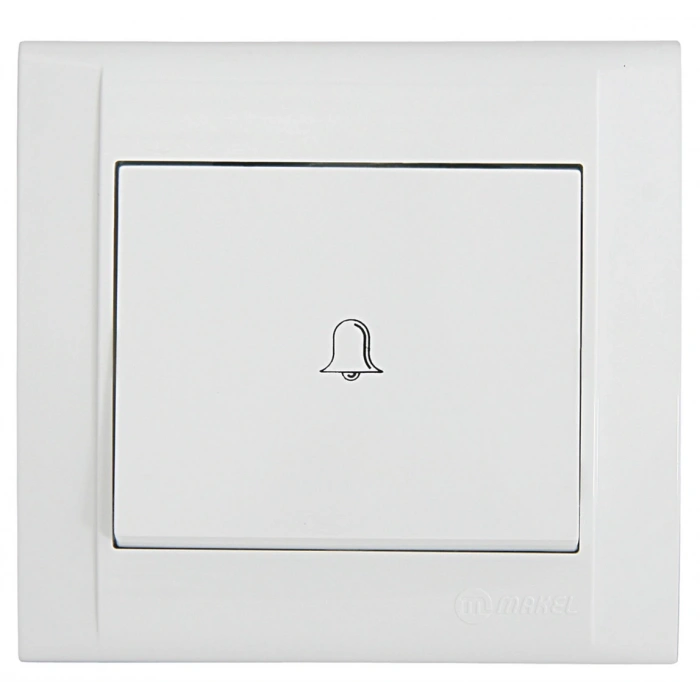 Makel Defne Zil Butonu Beyaz