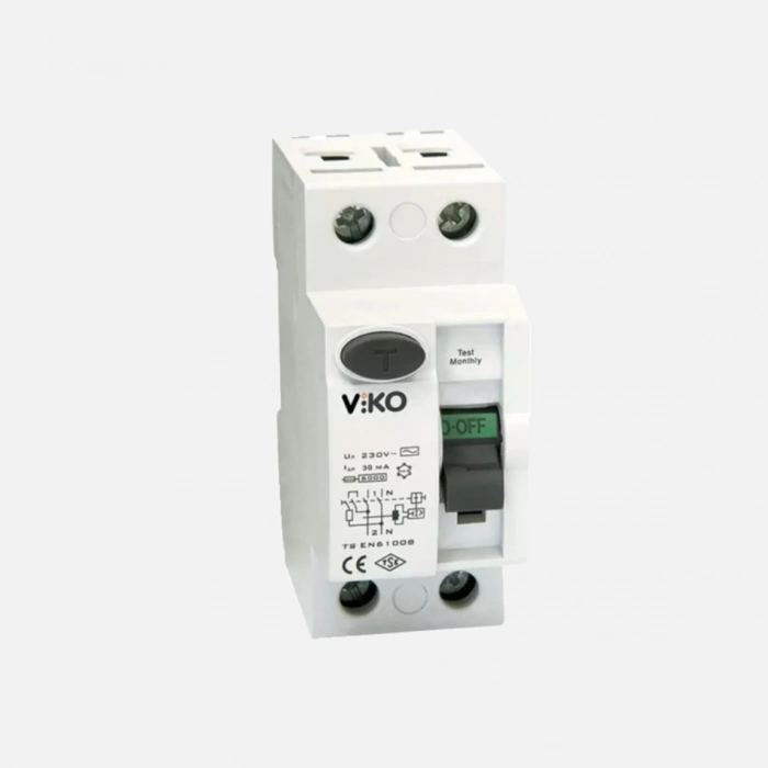 Viko VTR2-2530 2Kut 30Ma 25A Kaçak Akım Koruma Rölesi