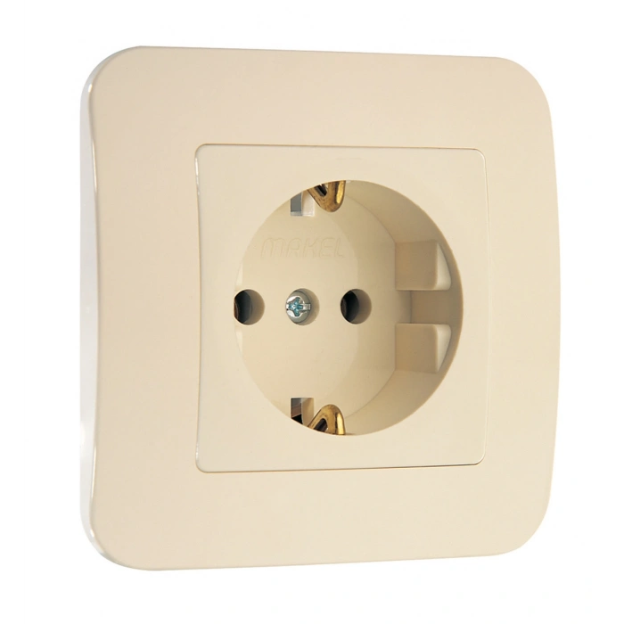 Makel Lillium Topraklı Priz Bakalit