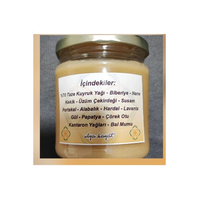 Doğal Kolajen 212 ml Ev Yapım Kuyruk Yağı Kremi Ibni Sina