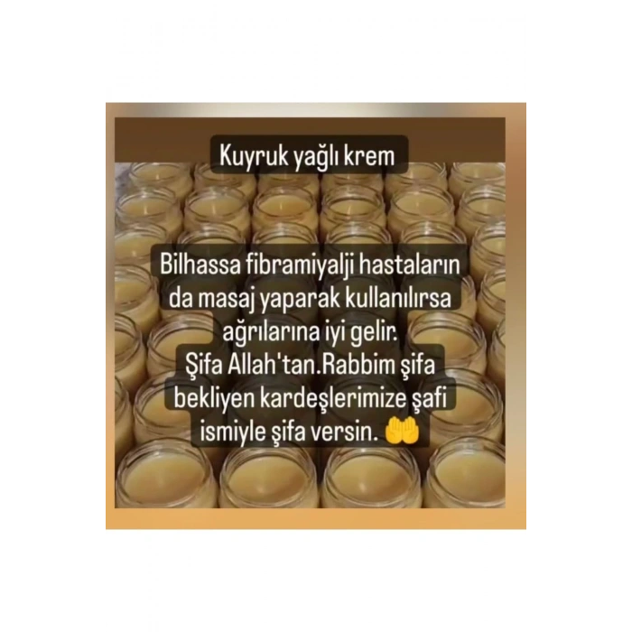 Doğal Kolajen 212 ml Ev Yapım Kuyruk Yağı Kremi Ibni Sina