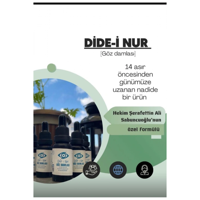 Dide-i Nur Göz Kulak Burun Solisyonu Serumu Temiz İçerik Doğal Kimyasalsız