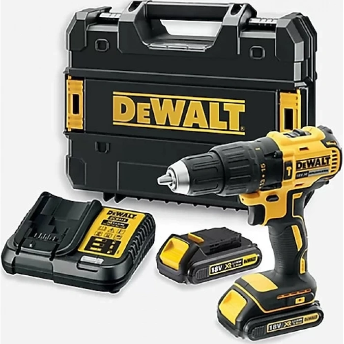 Dewalt DCD778S2T-QW 18V 1.5 Ah Li-ion Çift Akü Darbeli Şarjlı Matkap