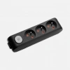 Viko Multilet Siyah Üçlü Topraklı Kablosuz Priz Anahtarlı