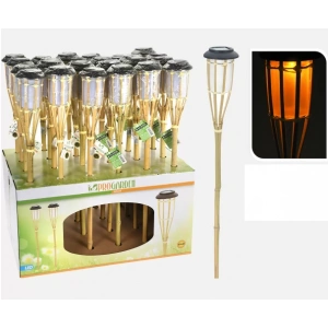 Bambu 65cm Led Solar Meşale
