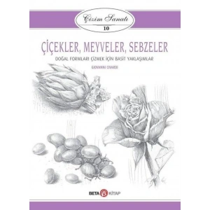 ÇiçeklerMeyvelerSebzeler: Çizim Sanatı10