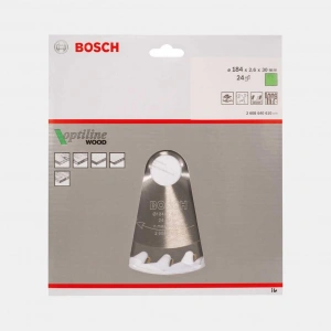 Bosch Optiline Daire Testere Bıçağı  184X30 mm  24 Diş