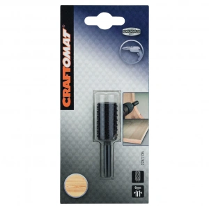 Craftomat Silindirik Ahşap Raspa 15x60