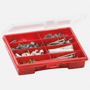 Wisent Organizer 1, 8 BöLümeneli, kırmızı