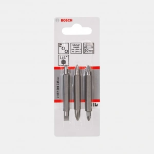 Bosch Set Vidalama Uçları Çifttarf 0,6X4,5 - 1,0X5,5 mm  Ph1-Ph2Pz2,1