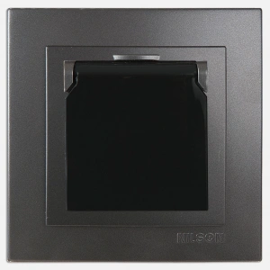 Nilson Ekotouran Füme Kapaklı Topraklı Priz