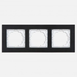 Nilson Siyah Alüminyum 3lü Çerçeve