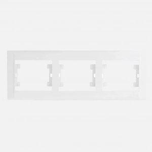 Makel Defne Üçlü Çerçeve Beyaz