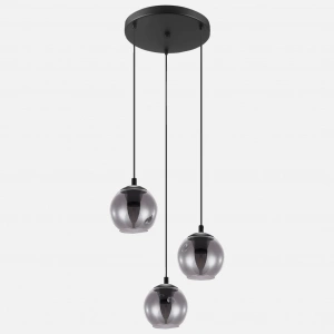 Eglo Ariscani Modern 3lü Cam Yuvarlak Sarkıt Avize