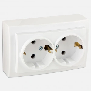 Nilson Themıs Beyaz 2 Lı Topraklı Prız