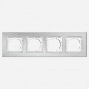 Nilson Gümüş Alüminyum 4lü Çerçeve