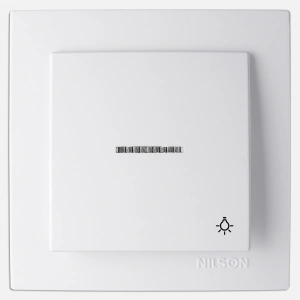 Nilson Eko Touran Beyaz Işıklı Lıght Anahtar