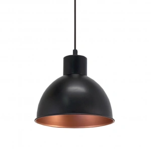 Eglo Vintage Çelik E27 Duy Yuvarlak Tekli Vintage Sarkıt Siyah