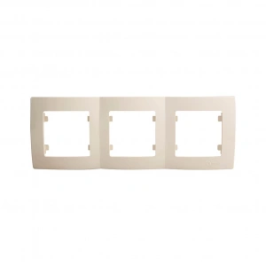 Makel Lıl Nat K 3 lü Çerçeve Krem