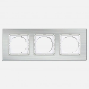 Nilson Gümüş Alüminyum 3lü Çerçeve