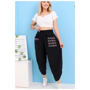 Bohem Alaçatı Yazlık Yeni Sezon Casual Kadın Tarz Tasarım Pantolon