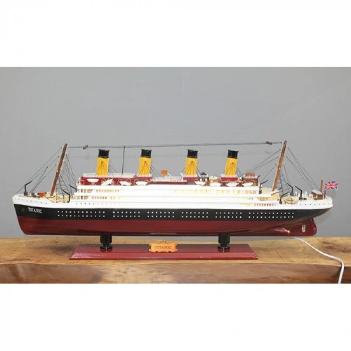 Ahşap Titanik Gemisi Ledli