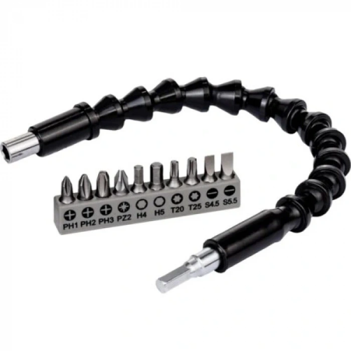 Esnek Şaftlı Tornavida Ucu Seti