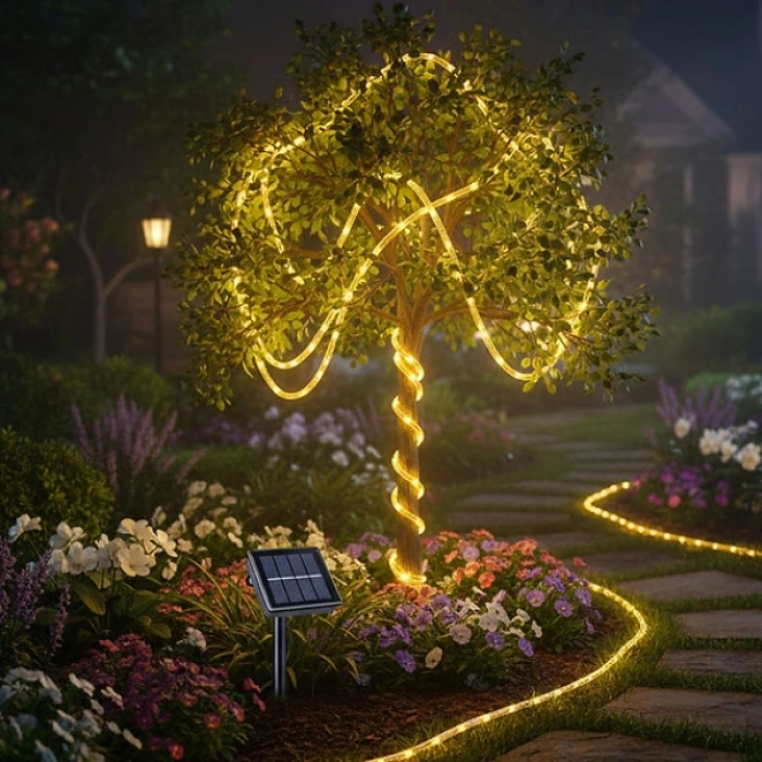 Güneş Enerjili 12 Metre Bahçe Aydınlatma