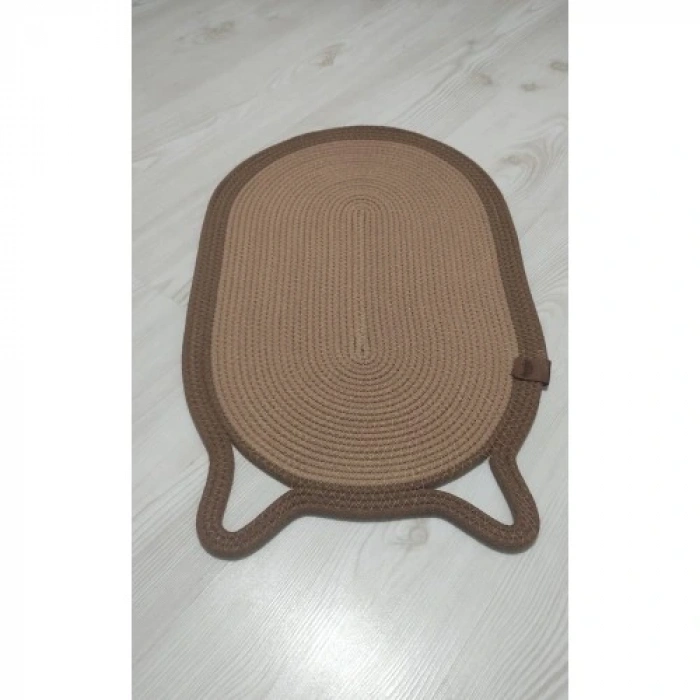 Mikopet Dekoratif Kedi Kulaklı Tırmalama Paspası