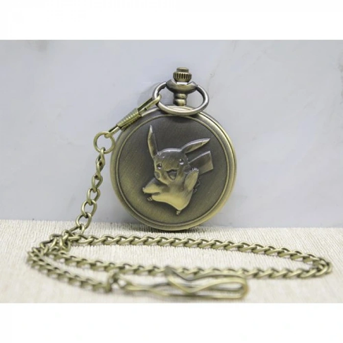 Pikachu Tasarımlı Köstekli Saat