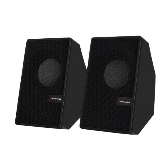 Siyah USB 2.0 + 3.5mm USB Hoparlör