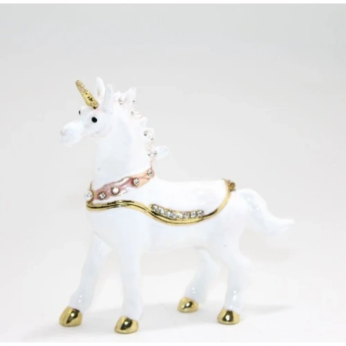 Swarovski Taşlı Tekli Unicorn Figürü