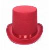 Kırmızı Fötr Şapka Sihirbaz Şapkası