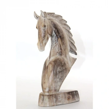 Ahşap At Büstü 30 cm