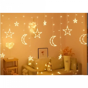 Ay Yıldız Perde Led 3m