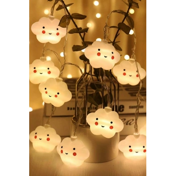 Bulut Şeklinde Led Şerit Lamba 12 Adet