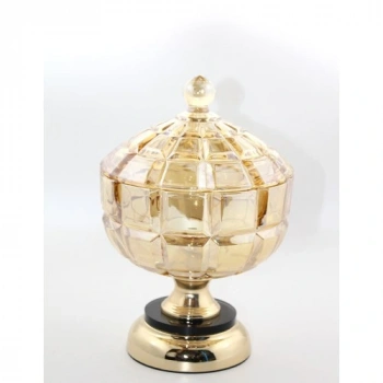 Kapaklı Cam Şekerlik Model 2