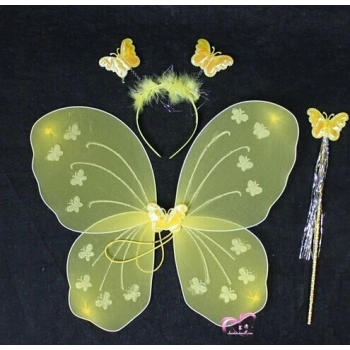 Kelebek Kanat Seti Sarı Renk