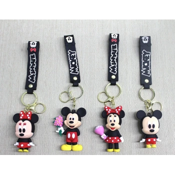 Mickey - Minnie Mouse Silikon Anahtarlık