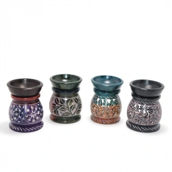 Obsidian Taşı Buhurdanlık Model 4