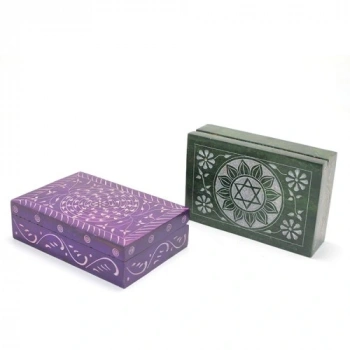 Obsidian Taşı Kutu Model 3