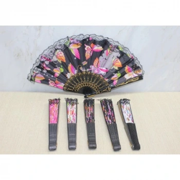 Plastik Renkli Yelpaze