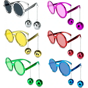 Sallanan Disko Top Küpeli Gözlük